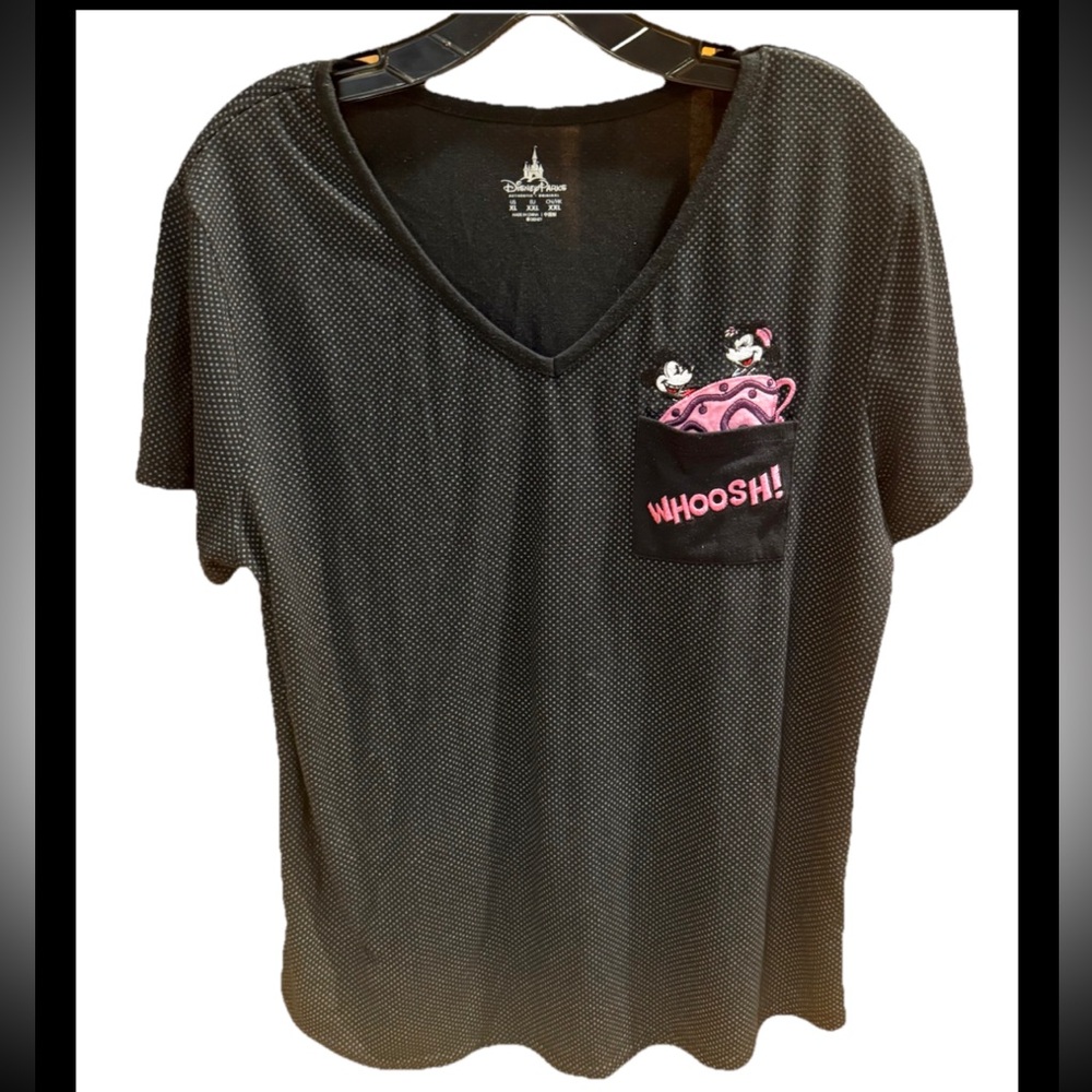 Disney Parks Mickey Minnie Teacup Whoosh 
Shirt Size XL
